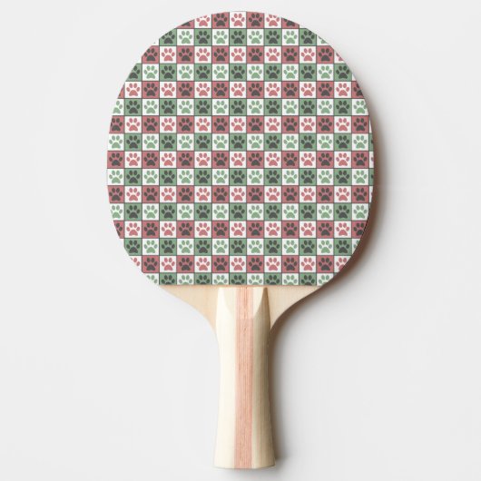 Raquette De Ping Pong Patters de Red and Green (Devant)