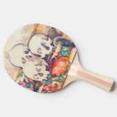 Raquette De Ping Pong Paul Cezanne - Aquarelle à trois crânes (Côté)