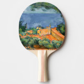 Raquette De Ping Pong Paul Cezanne - Estaque aux toits rouges (Devant)