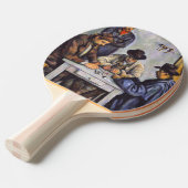 Raquette De Ping Pong Paul Cezanne - Les Joueurs De Cartes (Devant Angle)