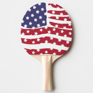 Raquette De Ping Pong Pavillon bleu rouge Design Ping Pong