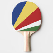 Raquette De Ping Pong pavillon des Seychelles (Devant)