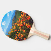 Raquette De Ping Pong Pavot de Californie recouvrant une colline (Côté)