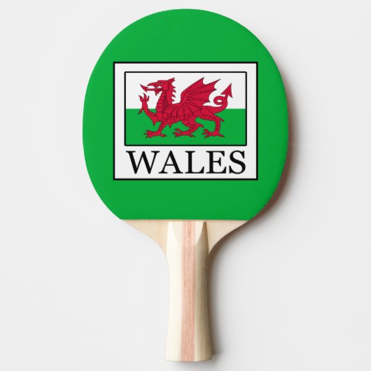 Raquette De Ping Pong Pays de Galles (Devant)