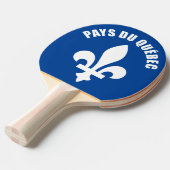 Raquette De Ping Pong Pays du Québec (Devant Angle)