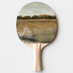 Raquette De Ping Pong Paysage vert luxuriant de campagne