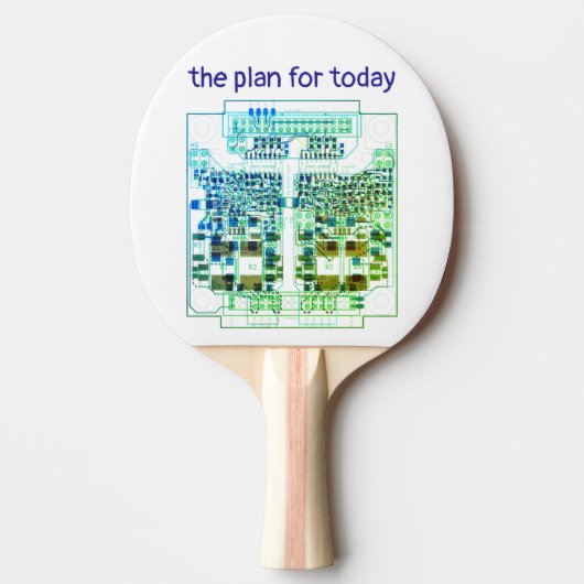 Raquette De Ping Pong PCB Circuit Circuit Board Platinen (Devant)