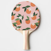 Raquette De Ping Pong Peach Orange Juice Motif (Devant)