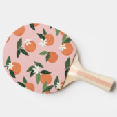 Raquette De Ping Pong Peach Orange Juice Motif (Côté)