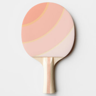 Raquette De Ping Pong Peach Swirls Ping Pong Paddle