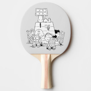 Raquette De Ping Pong Peanuts Gang Lecture Comics