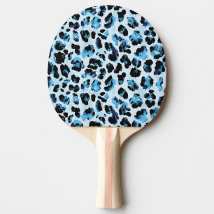 Raquette De Ping Pong Peau de Cheetah léopard : Aquarelle teinture Vinta