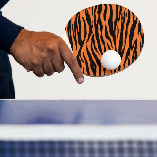 Raquette De Ping Pong Peaux de tigre rayées modernes Imprimer félin sauv (Insitu)