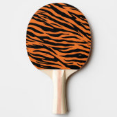 Raquette De Ping Pong Peaux de tigre rayées modernes Imprimer félin sauv (Dos)