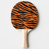 Raquette De Ping Pong Peaux de tigre rayées modernes Imprimer félin sauv (Devant)