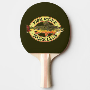 Raquette De Ping Pong Pêche à la mouche à la truite broyée