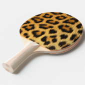 Raquette De Ping Pong pédale Empreinte de léopard (Devant Angle)
