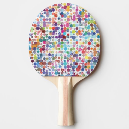 Raquette De Ping Pong Peindre les éclaboussures (Devant)