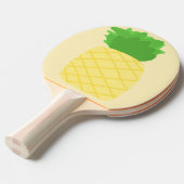 Raquette De Ping Pong peinture à l'ananas (Devant Angle)