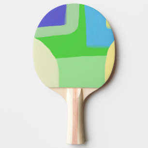 Raquette De Ping Pong peinture abstraite