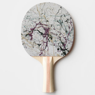 Raquette De Ping Pong Peinture Abstraite colorée