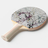 Raquette De Ping Pong Peinture Abstraite colorée (Devant Angle)