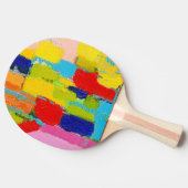 Raquette De Ping Pong Peinture Abstraite fantastique par Kris Taylor (Côté)