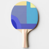 Raquette De Ping Pong peinture abstraite moderne (Dos)