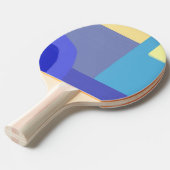 Raquette De Ping Pong peinture abstraite moderne (Devant Angle)