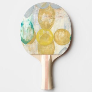 Raquette De Ping Pong Peinture abstraite moderne sur le papier journal