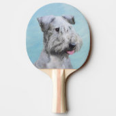 Raquette De Ping Pong Peinture Cesky Terrier - Cute Original Chien Art (Dos)