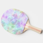 Raquette De Ping Pong Peinture d'aquarelle Pastel Rainbow Cravate-Dye (Côté)