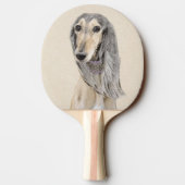 Raquette De Ping Pong Peinture de Saluki (Faune) - Cute Original Chien A (Dos)
