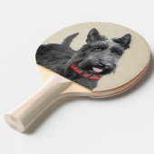Raquette De Ping Pong Peinture écossaise Terrier - Cute Original Chien A (Devant Angle)