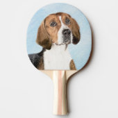 Raquette De Ping Pong Peinture Foxhound en anglais - Joli art original c (Dos)