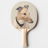 Raquette De Ping Pong Peinture Greyhound - Cute Original Chien Art (Dos)