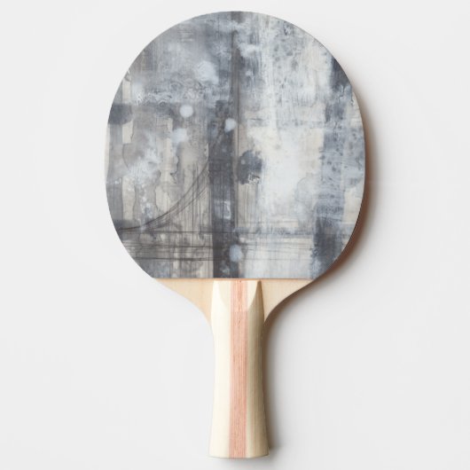 Raquette De Ping Pong Peinture gris contemporaine (Devant)