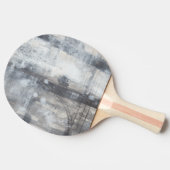 Raquette De Ping Pong Peinture gris contemporaine (Côté)