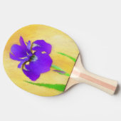 Raquette De Ping Pong Peinture Iris à pois pourpre - Chien original mign (Côté)