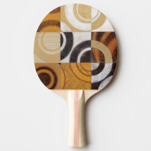 Raquette De Ping Pong Peinture moderne avec les motifs circulaires