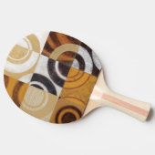 Raquette De Ping Pong Peinture moderne avec Motifs circulaires (Côté)