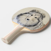 Raquette De Ping Pong Peinture Shetland Sheepdog - Jolie art original ch (Devant Angle)