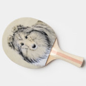 Raquette De Ping Pong Peinture Shetland Sheepdog - Jolie art original ch (Côté)