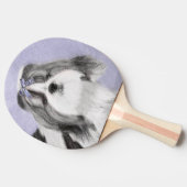Raquette De Ping Pong Peinture Shih Tzu - Cute Original Chien Art (Côté)