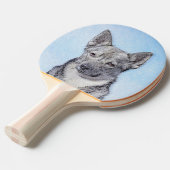Raquette De Ping Pong Peinture Suédoise Vallhund - Cute Original Chien A (Devant Angle)