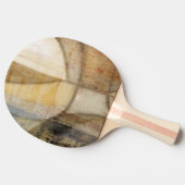 Raquette De Ping Pong Peinture texturée rugueuse sur la Terre (Côté)