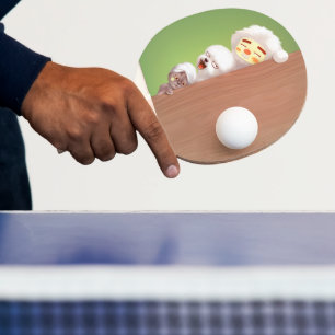 Raquette De Ping Pong Pékin Animaux Trio