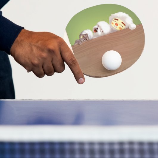 Raquette De Ping Pong Pékin Animaux Trio (Insitu)