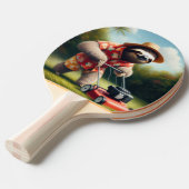 Raquette De Ping Pong Pelouse de sciage (Devant Angle)