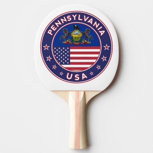 Raquette De Ping Pong Pennsylvanie (Devant)